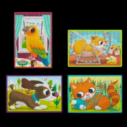 B. toys – Pack o' Puzzles - Pets