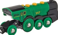 Brio - Battery Operated Big Green Action Locomotive