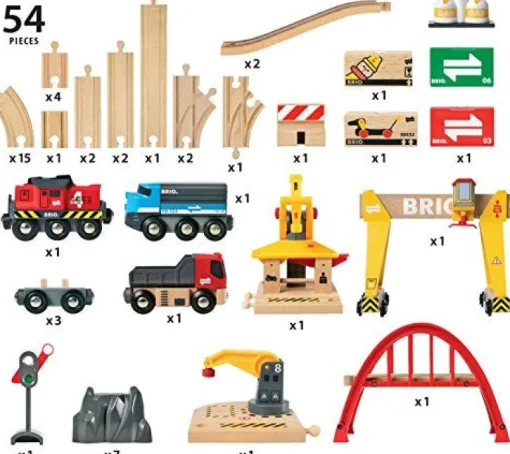 Brio - Cargo Railway Deluxe Train Set