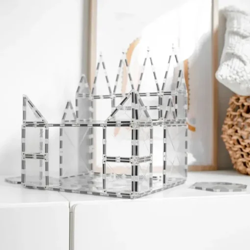 Connetix - 2 Piece Base Plate Pack - Clear