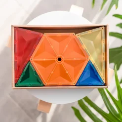 Connetix - Geometry Pack - Rainbow - 30 Pieces