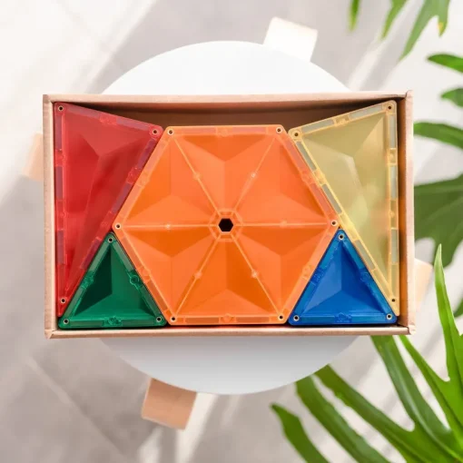Connetix - Geometry Pack - Rainbow - 30 Pieces