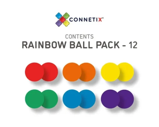 Connetix - Replacement Balls - Rainbow