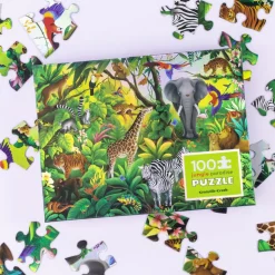 Crocodile Creek - Holographic Puzzle 100pc Jungle Paradise