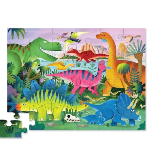 Crocodile Creek - Puzzle Floor 36pc Dino Land