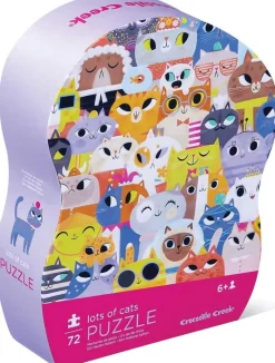 Crocodile Creek - Puzzle Junior 72pcs - Lots Of Cats
