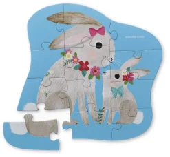 Crocodile Creek - Puzzle Mini 12pcs - Bunny Love