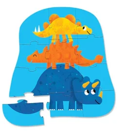 Crocodile Creek - Puzzle Mini 12pcs Dino Friends
