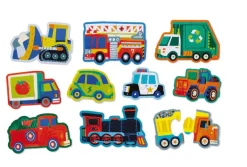 Crocodile Creek - Puzzle 10x2pcs - Lets Begin Vehicles