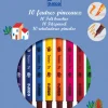 Djeco - 10 Classic Felt Brushes