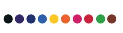 Djeco - 10 Classic Felt Brushes