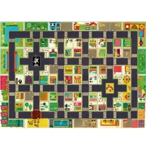 Djeco - Puzzle Giant City Road 24pc Giant Pop To Play