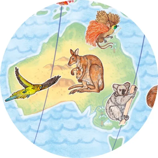 Djeco - Puzzle Observation 100pcs - World Animals