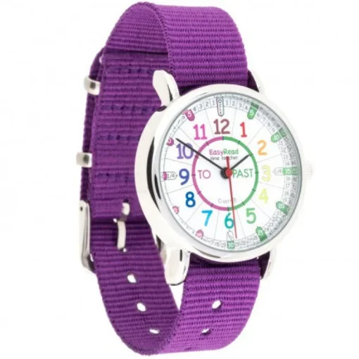 Easy Read - Watches - Past/To - Rainbow Face