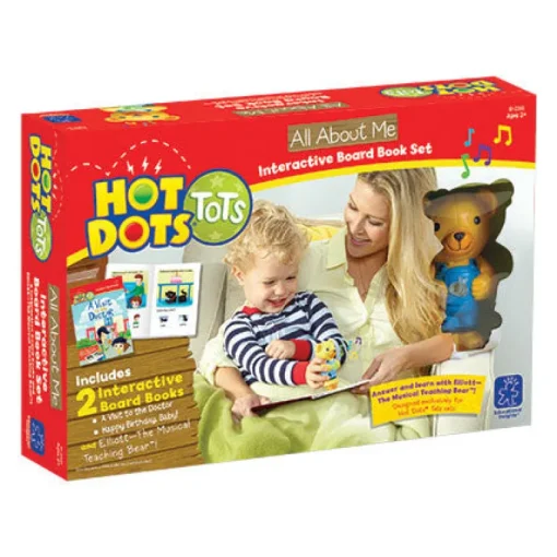 Educational Insights - Hot Dots Tots - All About Me Interactive Board Book