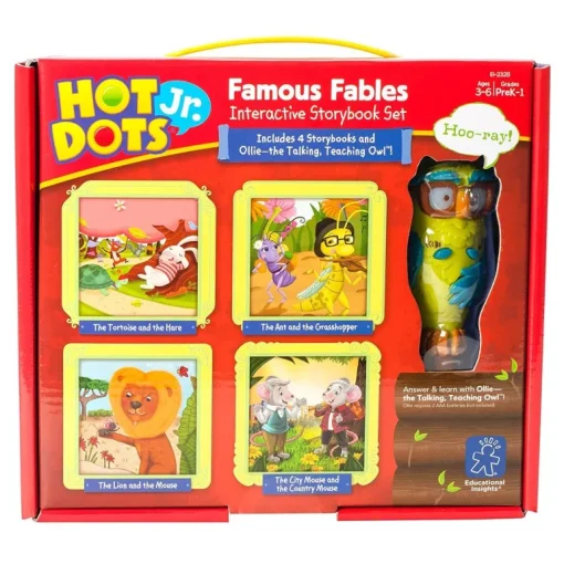 Educational Insights - Hot Dots Jr - Famous Fables Interactive Storybook Set