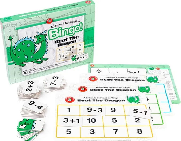 Edvantage - Beat the Dragon Bingo (Addition & Substraction)