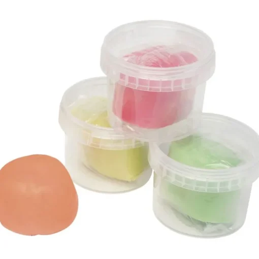 Edvantage - Dough Easi-Soft Fluoro Dough Set of 4