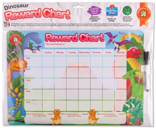 Edvantage - Magnetic Rewards Chart - Dinosaur