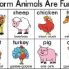 Edvantage - Placemat - Farm Animals are Fun