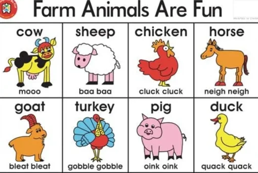 Edvantage - Placemat - Farm Animals are Fun