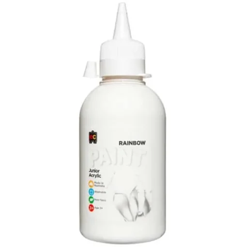 Edvantage - Rainbow Paints 250ml - White
