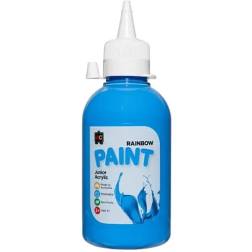 Edvantage - Rainbow Paints 250ml - Sky Blue