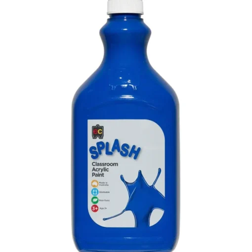 Edvantage - Splash Classroom Acrylic Paint 2Ltr - Jelly Belly Blue