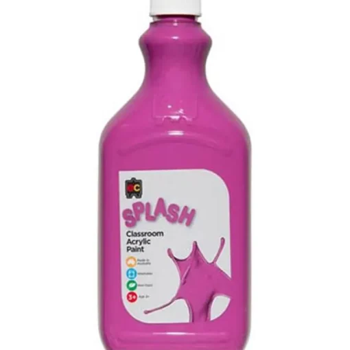 Edvantage - Splash Classroom Acrylic Paint 2Ltr - Crunch Lilac