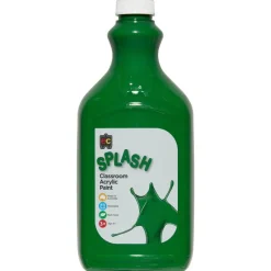 Edvantage - Splash Classroom Acrylic Paint 2Ltr - Martian Green