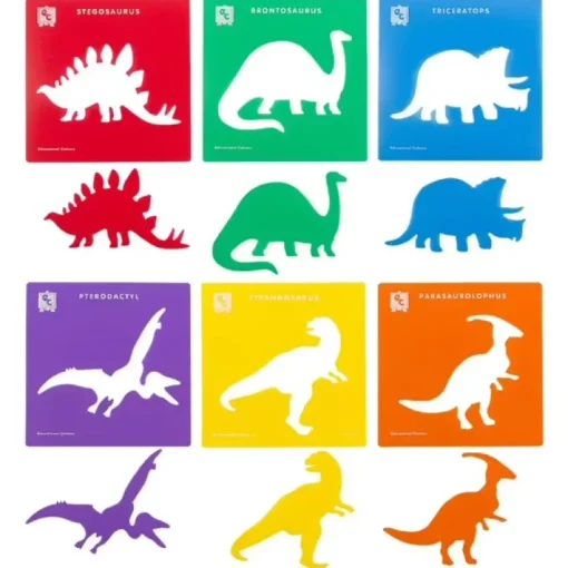 Edvantage - Stencil Sets - Dinosaurs