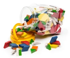 Edvantage - Wooden Pattern Blocks - Jar of 250