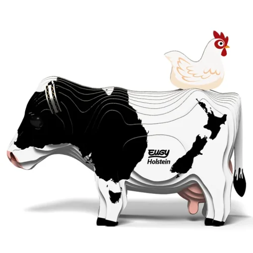 EUGY - Holstein Friesian Cow 3D Puzzle