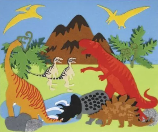 Felt Creations - Prehistoric Dinosaurs