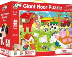 Galt - Giant Floor Puzzle 30pcs - Farm