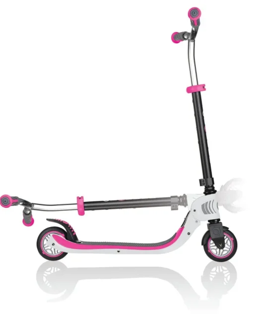 Globber - FLOW 125 Foldable Scooter - Pink