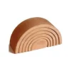 Grimms - Stacking Wooden Rainbow - Natural - Small