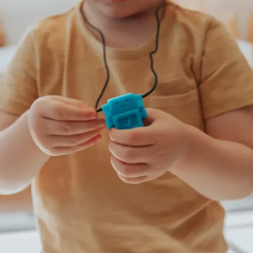 Jellystone - Robot Pendant - Blue Hawaiian