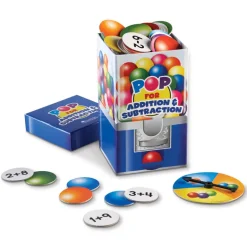 Learning Resources - Pop for Addition and Subtraction Game