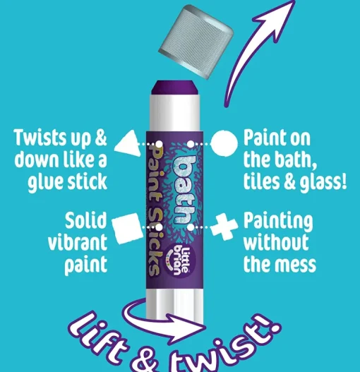 Little Brian - Bath Paint Sticks (6)