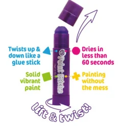 Little Brian - Paint Sticks (12) - Metallic