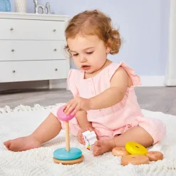 Little Tikes - Wooden Critters Shape Stacker - Unicorn