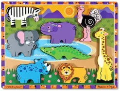 Melissa & Doug - Chunky Puzzle - Safari
