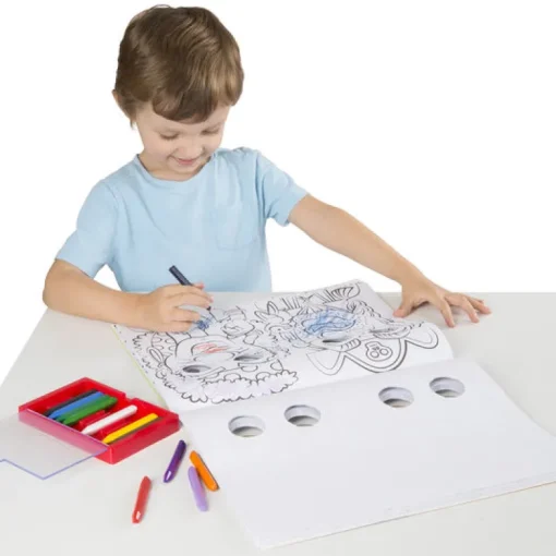 Melissa & Doug - Googly Eyes Colouring Pads - Goofy Faces
