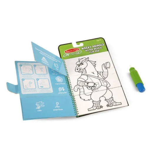Melissa & Doug - On The Go - Water WOW Wacky Animals Flip