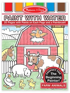 Melissa & Doug - Paint With Water Farm Animals