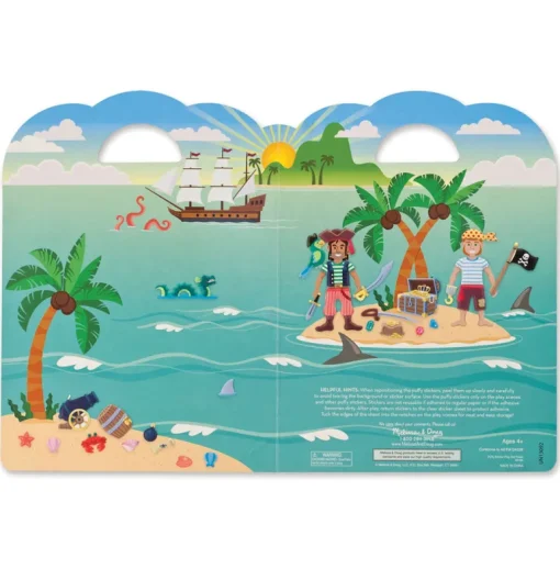 Melissa & Doug - Puffy Stickers Play Set - Pirate
