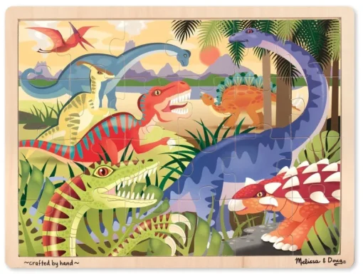 Melissa & Doug - Puzzle 24pc - Dinosaurs