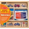 Melissa & Doug - Wooden Vehicle Stamp Set