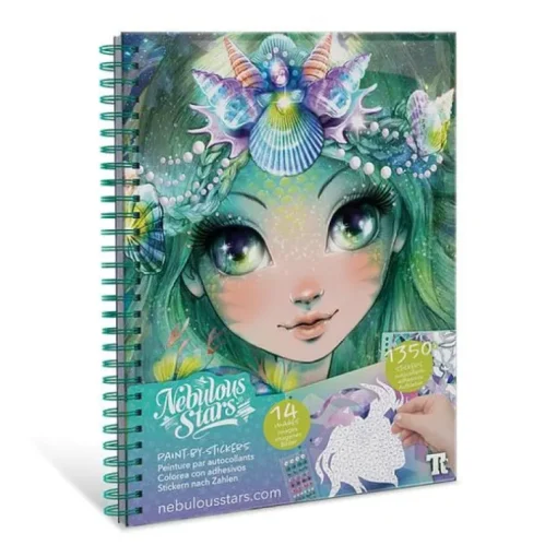 Nebulous Stars - Creative Book Paint By Stickers